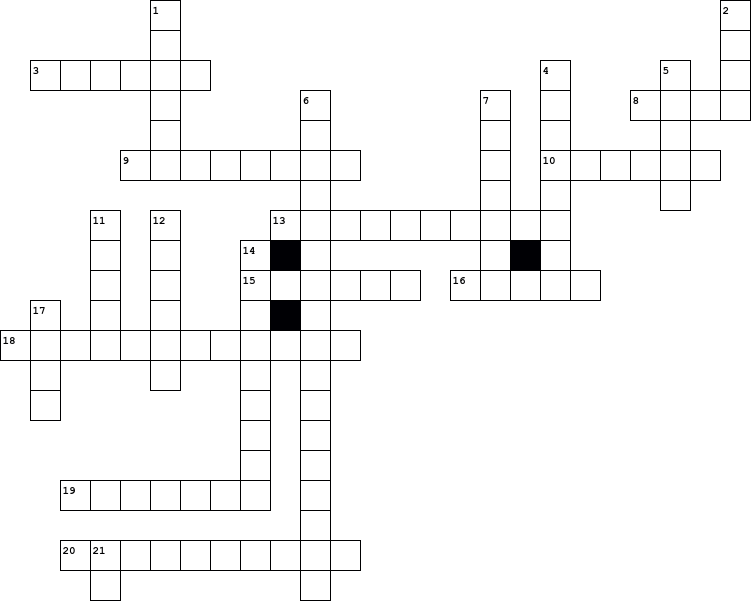 The Chronicles of Vladimir Tod Crossword Puzzle