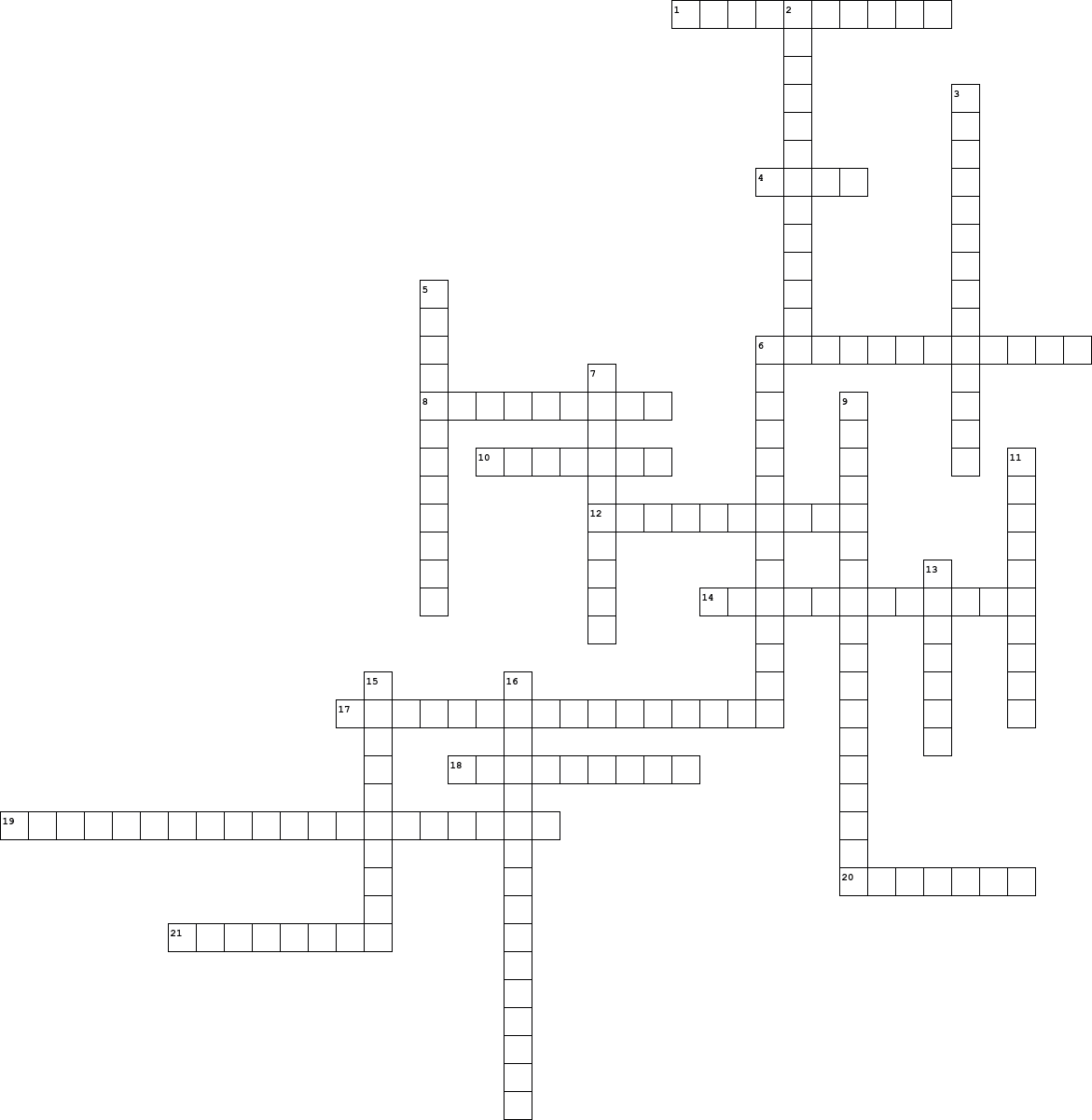 group crossword puzzle